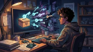 Développeur indépendant observant la revente de clés Steam sur un marché gris numérique