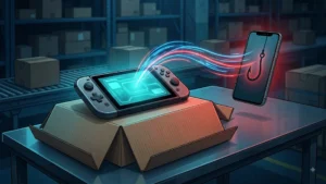 Illustration d'une fuite de données Steam suite à une cyberattaque chez CEVA Logistics, avec flux de données et risque de phishing