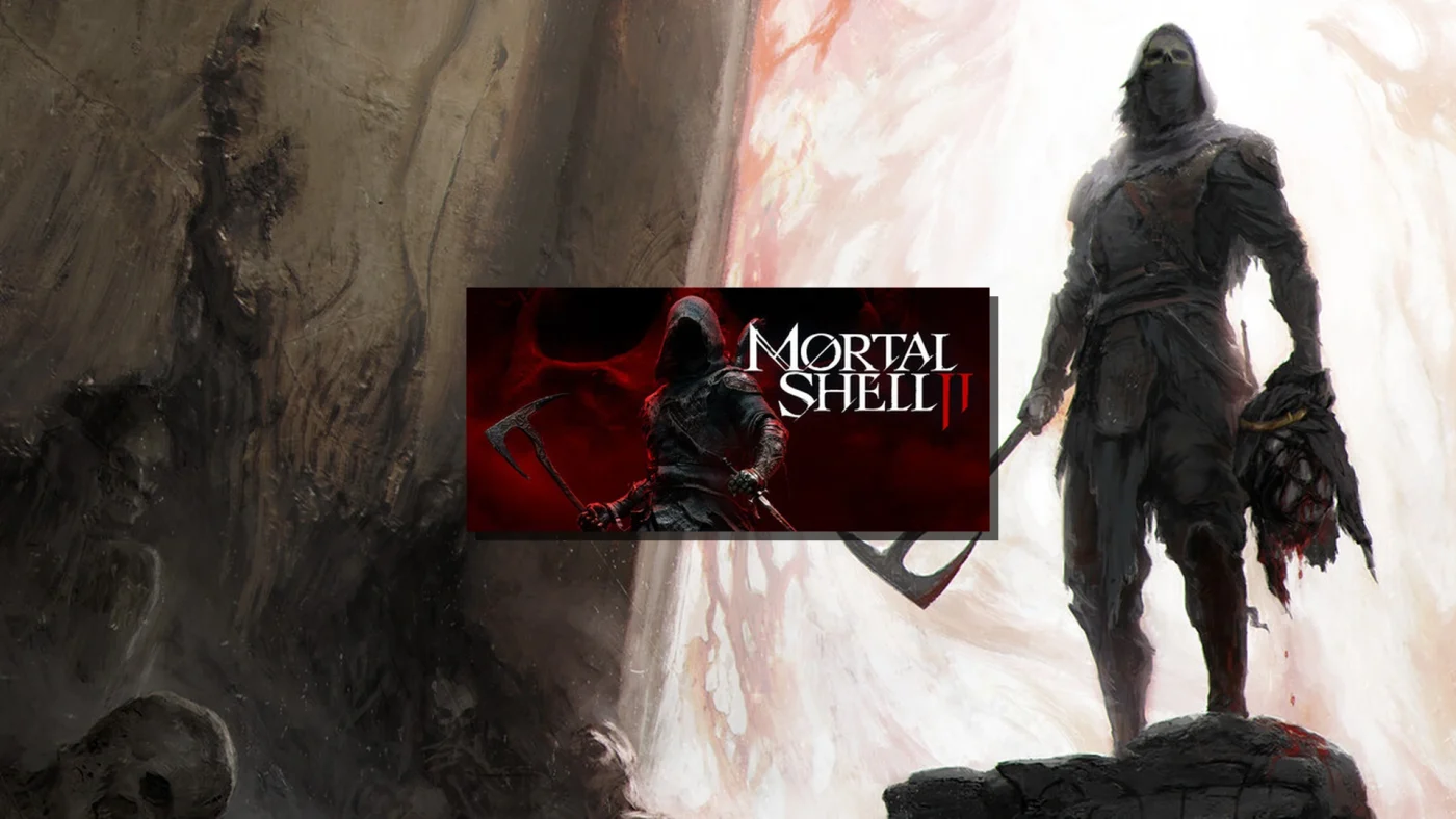 Guerrier de Mortal Shell II explorant le royaume sombre et ravagé de Fallgrim