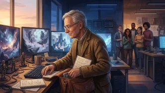 Warren Spector range ses affaires dans un bureau de développement, symbole de sa retraite après 44 ans dans le jeu vidéo.